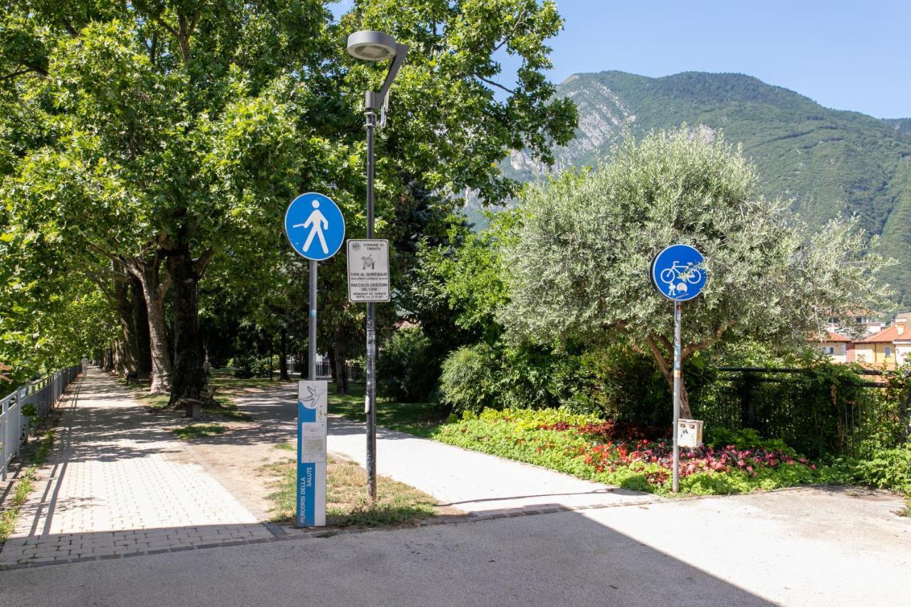 Appartamento Al Ponte Adiacente Al Parco, Vicino All'Ospedale E Centro Trento Luaran gambar